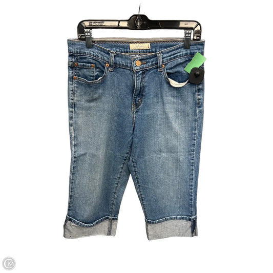 Capris By Levis In Blue Denim, Size: 8