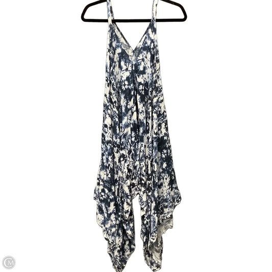 Jumpsuit By Japna In Blue & White, Size: M