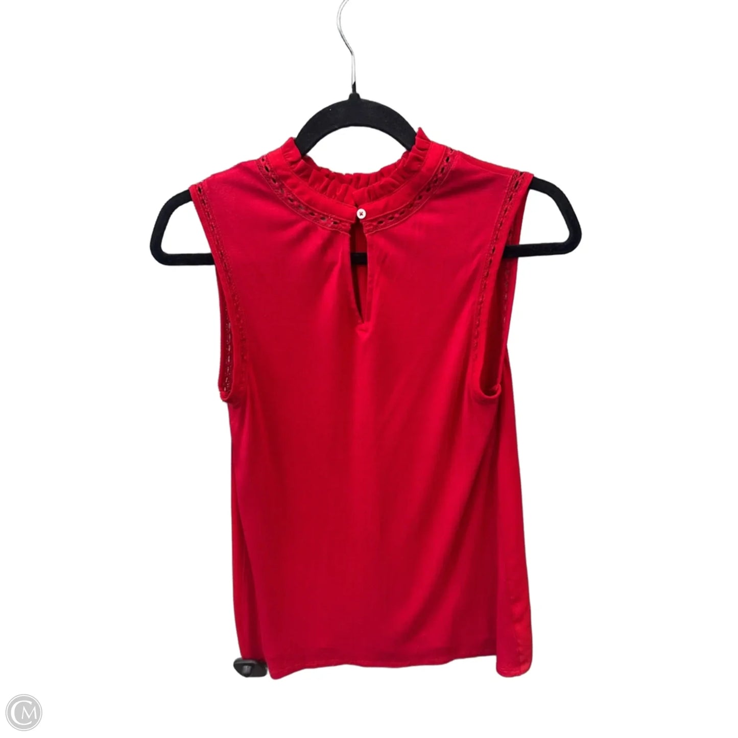 Top Sleeveless By Loft In Red, Size: Xs