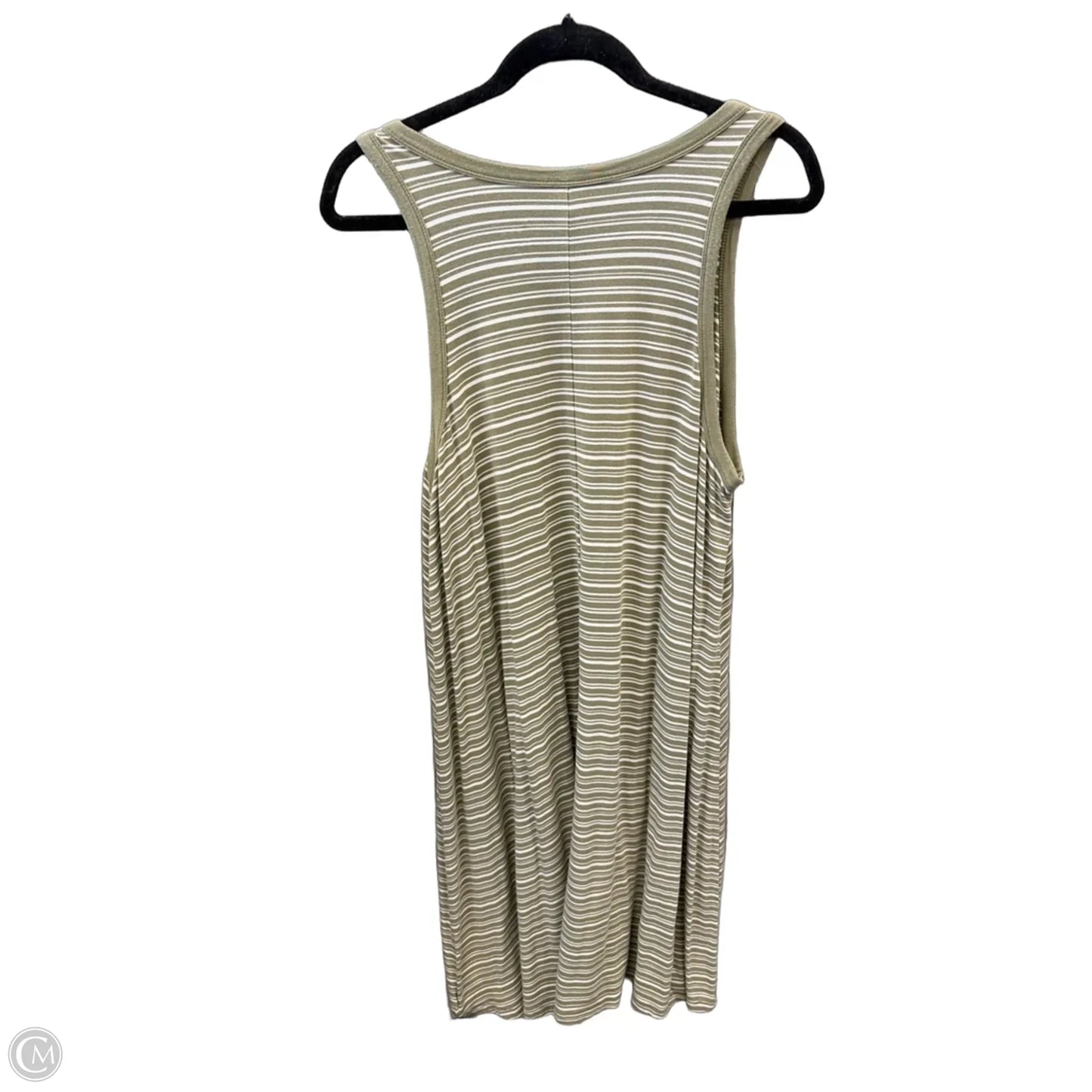 Dress Casual Midi By A New Day In Striped Pattern, Size: Xl