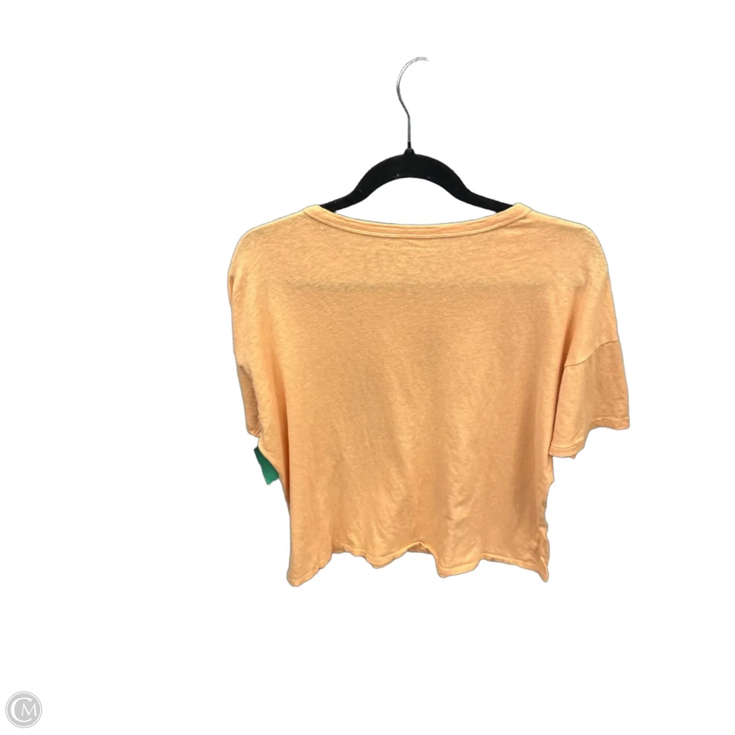 Top Short Sleeve Basic By American Eagle In Orange, Size: S