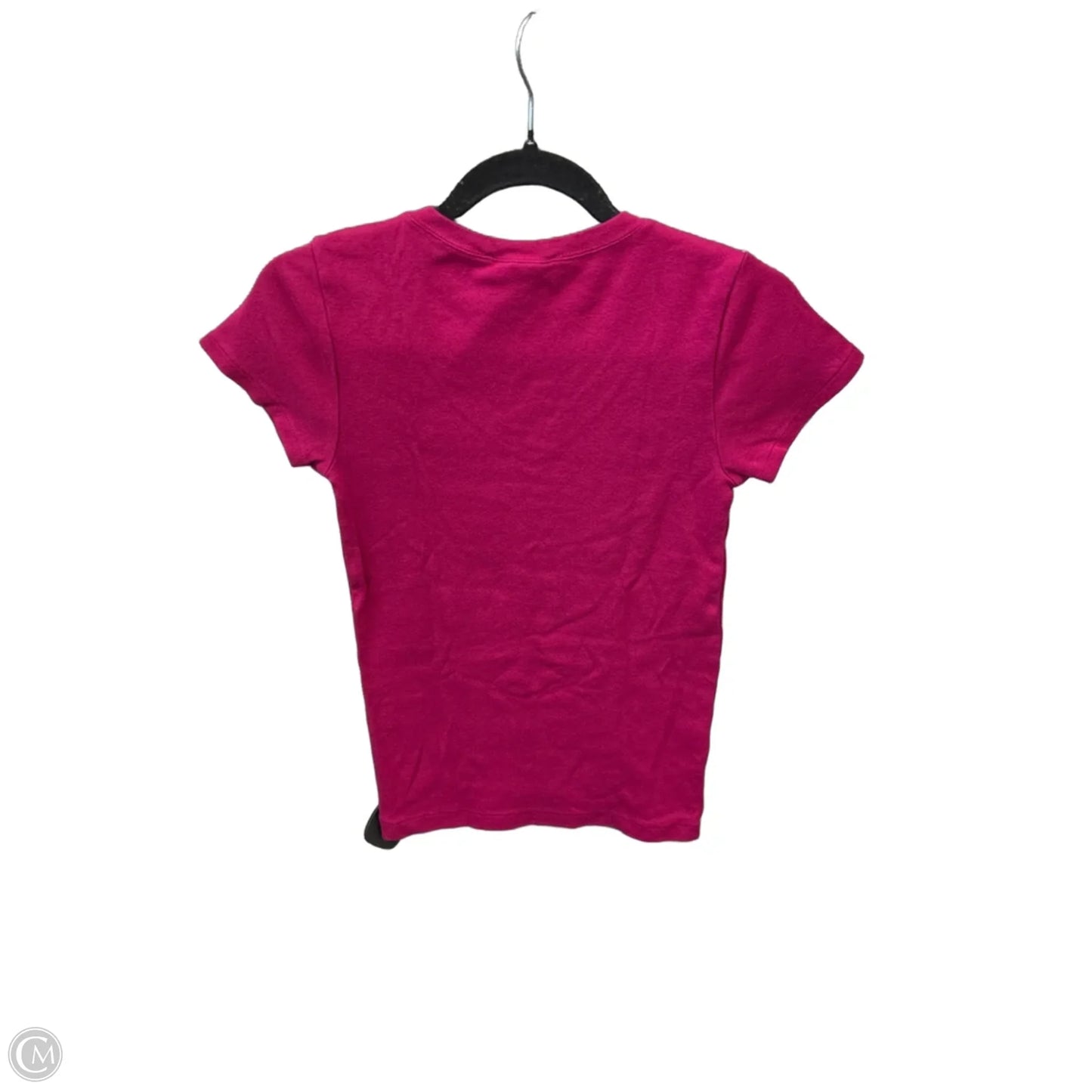 Top Short Sleeve By Ralph Lauren Blue Label In Pink, Size: M