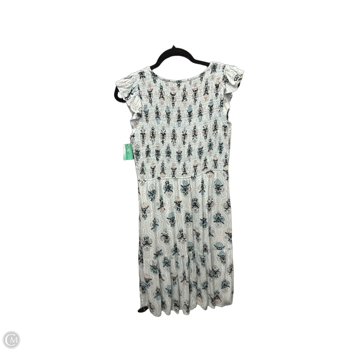 Dress Casual Midi By Loft In Blue, Size: Lp