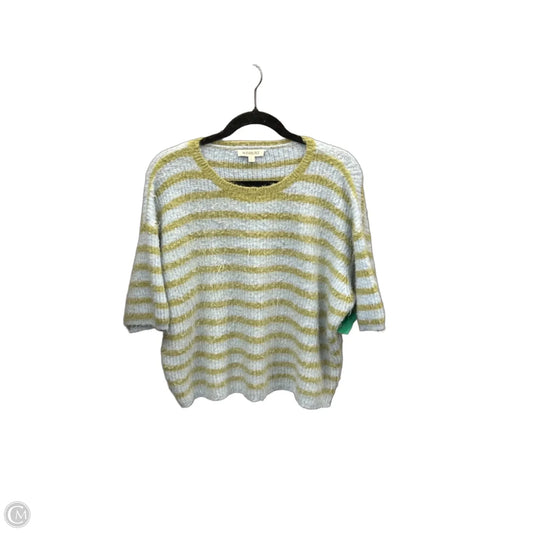 Sweater Short Sleeve By Wishlist In Blue & Green, Size: L
