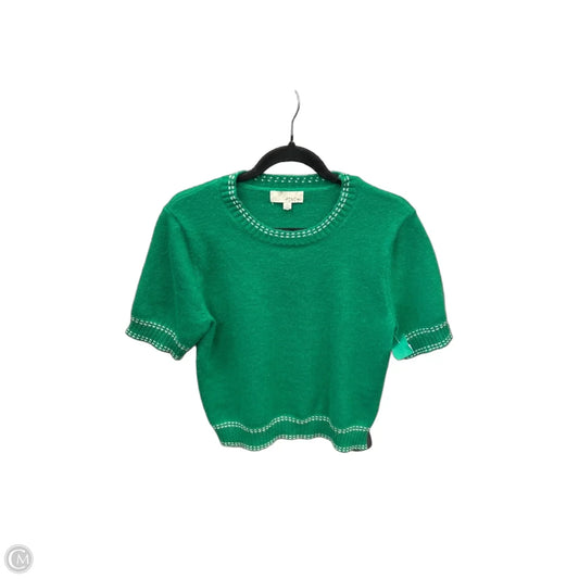 Sweater Short Sleeve By Pinch In Green, Size: L