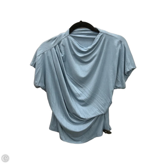 Top Short Sleeve By H&m In Blue, Size: L