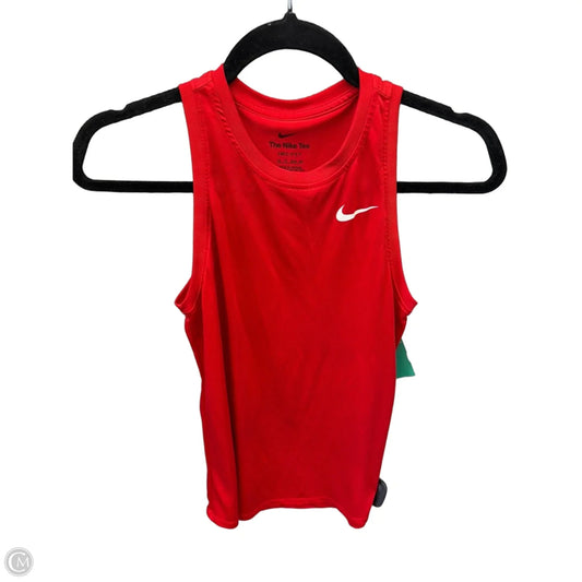 Athletic Tank Top By Nike Apparel In Red, Size: Xs