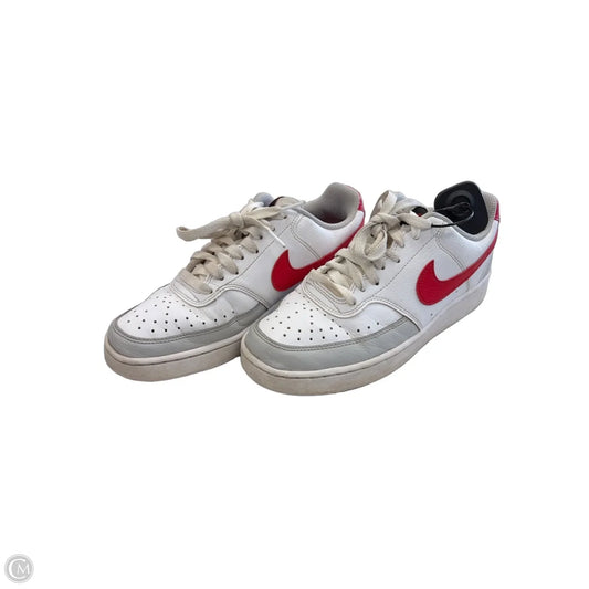Shoes Sneakers By Nike In Red & White, Size: 8