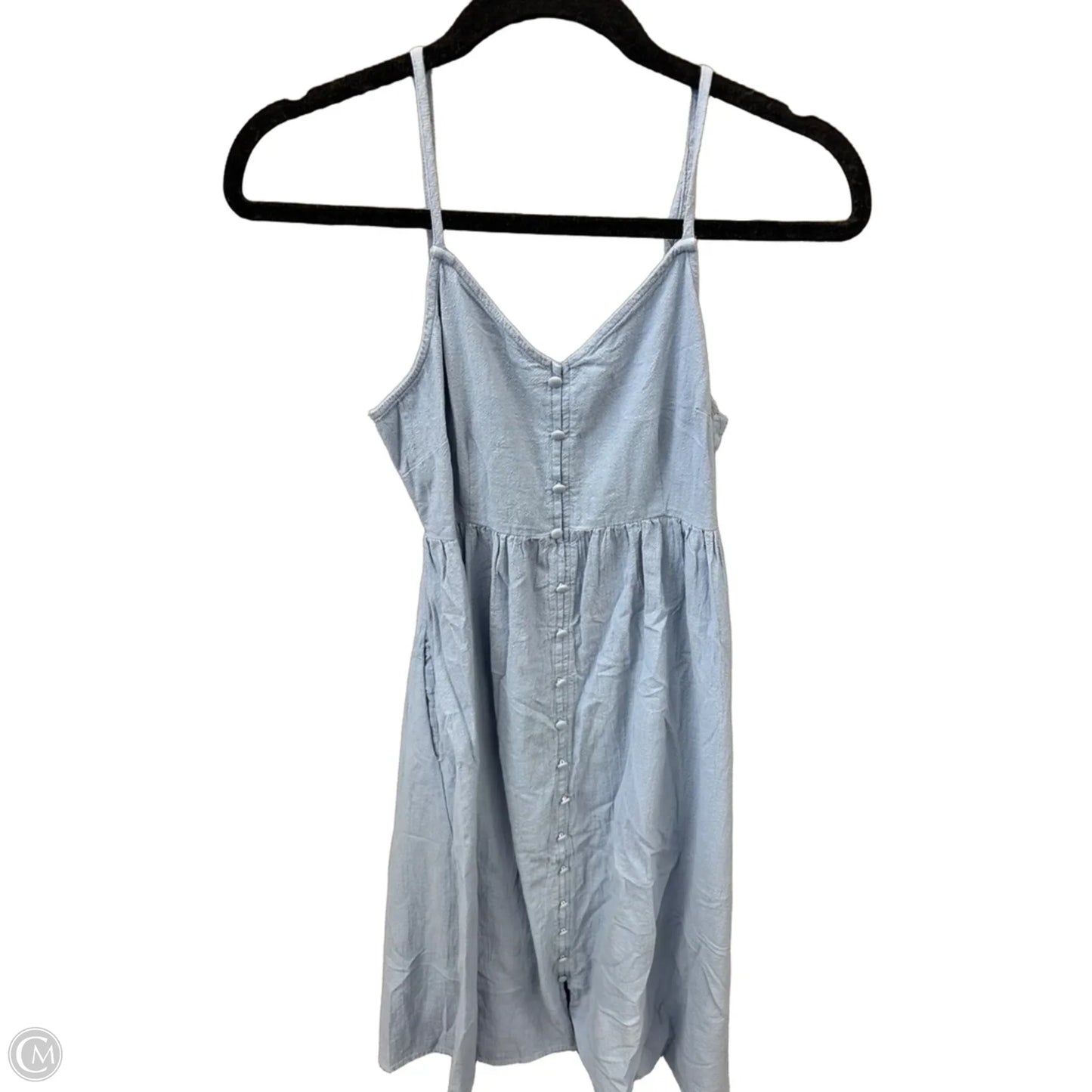 Dress Casual Midi By Universal Thread In Blue, Size: M
