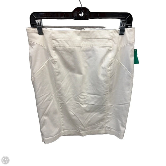 Skirt Midi By Worthington In White, Size: 14