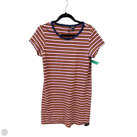 Dress Casual Midi By Ana In Striped Pattern, Size: M