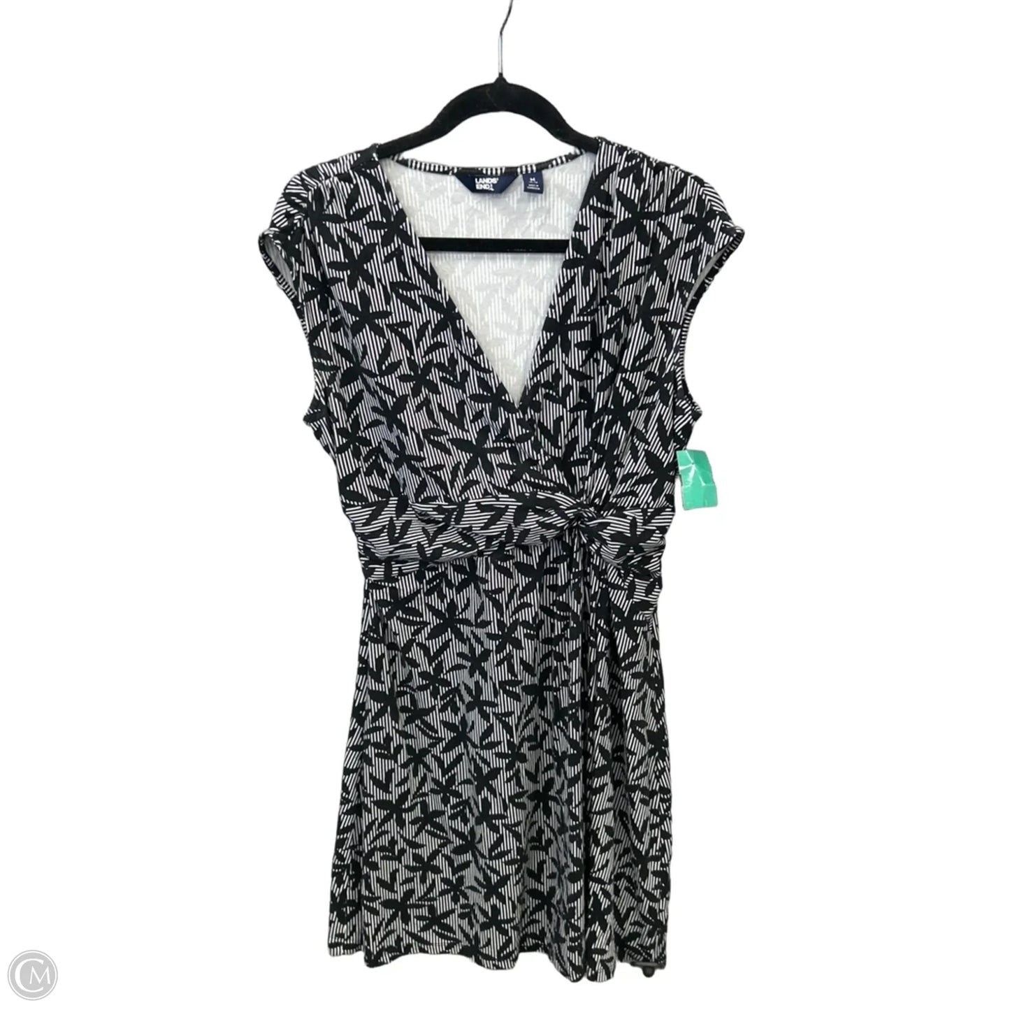 Dress Casual Midi By Lands End In Black, Size: M