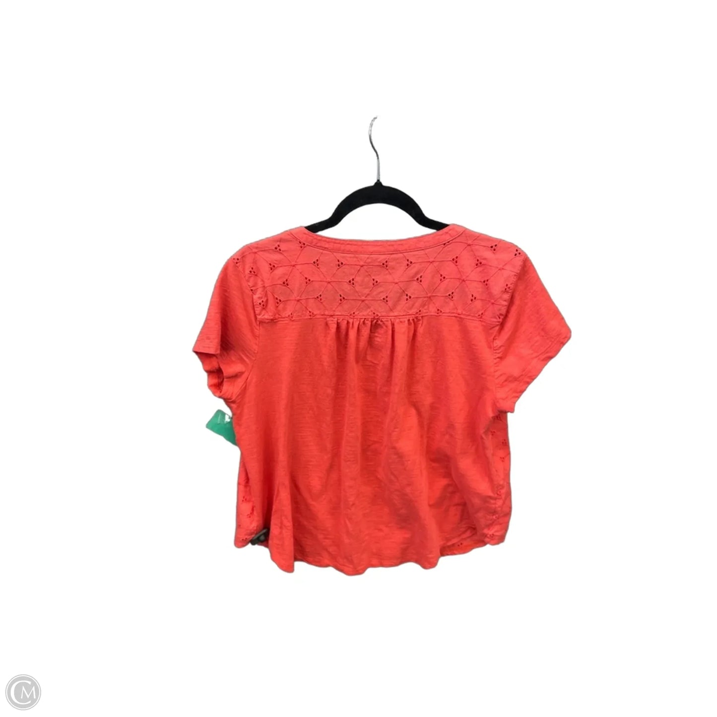 Top Short Sleeve By St Johns Bay In Pink, Size: Xlp
