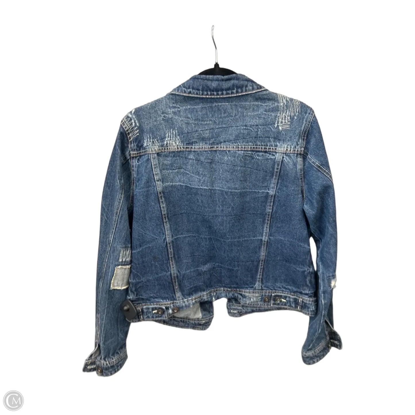 Jacket Denim By Amethyst In Blue Denim, Size: Xl