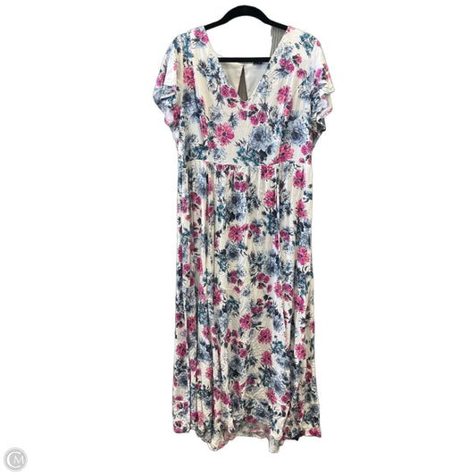 Dress Casual Maxi By Torrid In Floral Print, Size: 2x