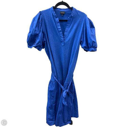 Dress Casual Midi By Who What Wear In Blue, Size: Xl