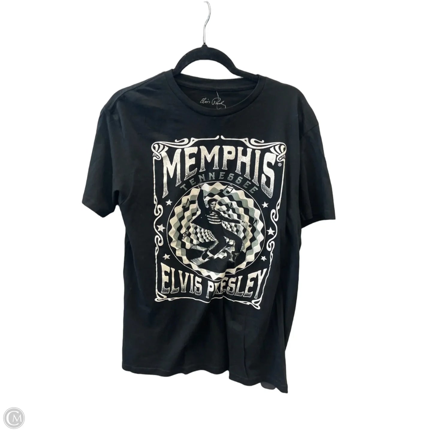 Top Short Sleeve By Maurices In Black, Size: M