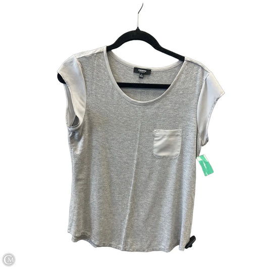 Top Short Sleeve By Premise Studio In Grey, Size: S