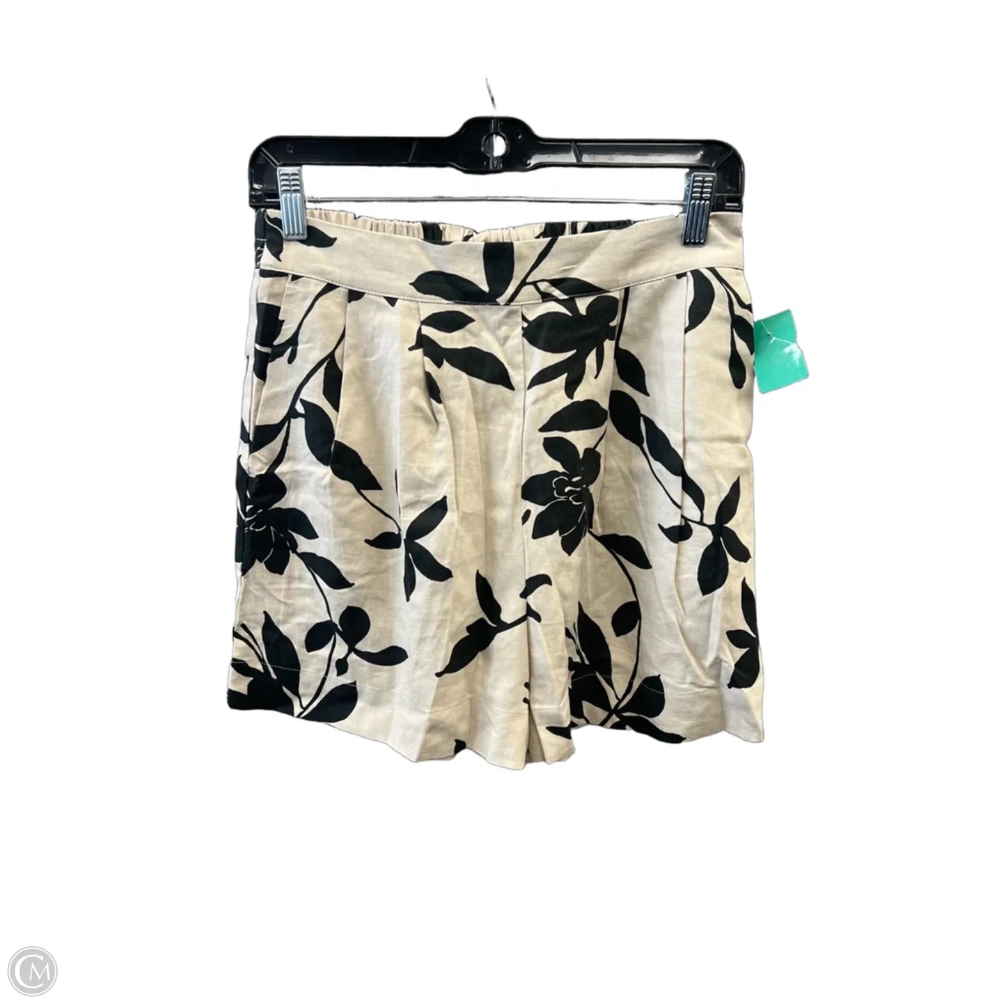 Shorts By Ophelia Roe In Black & Cream, Size: 4