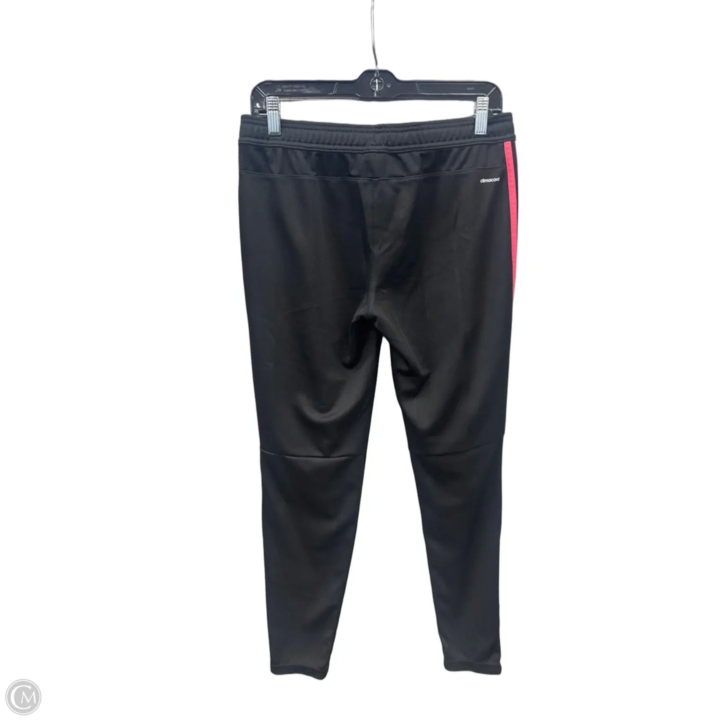 Athletic Pants By Adidas In Black & Pink, Size: M