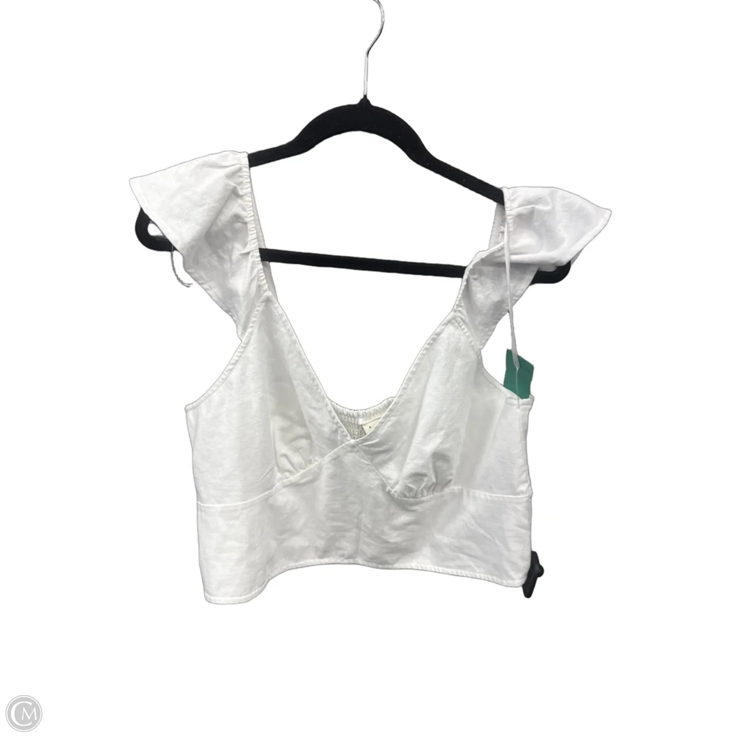 Top Sleeveless By A New Day In White, Size: L