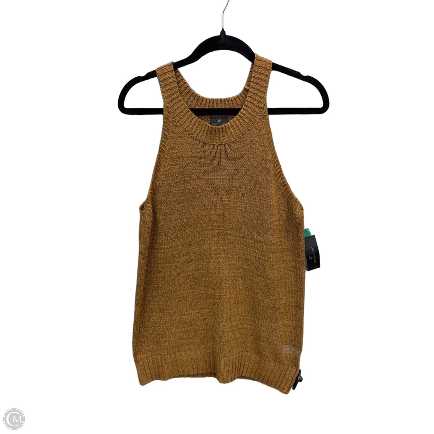 Tunic Sleeveless By Worthington In Brown, Size: L
