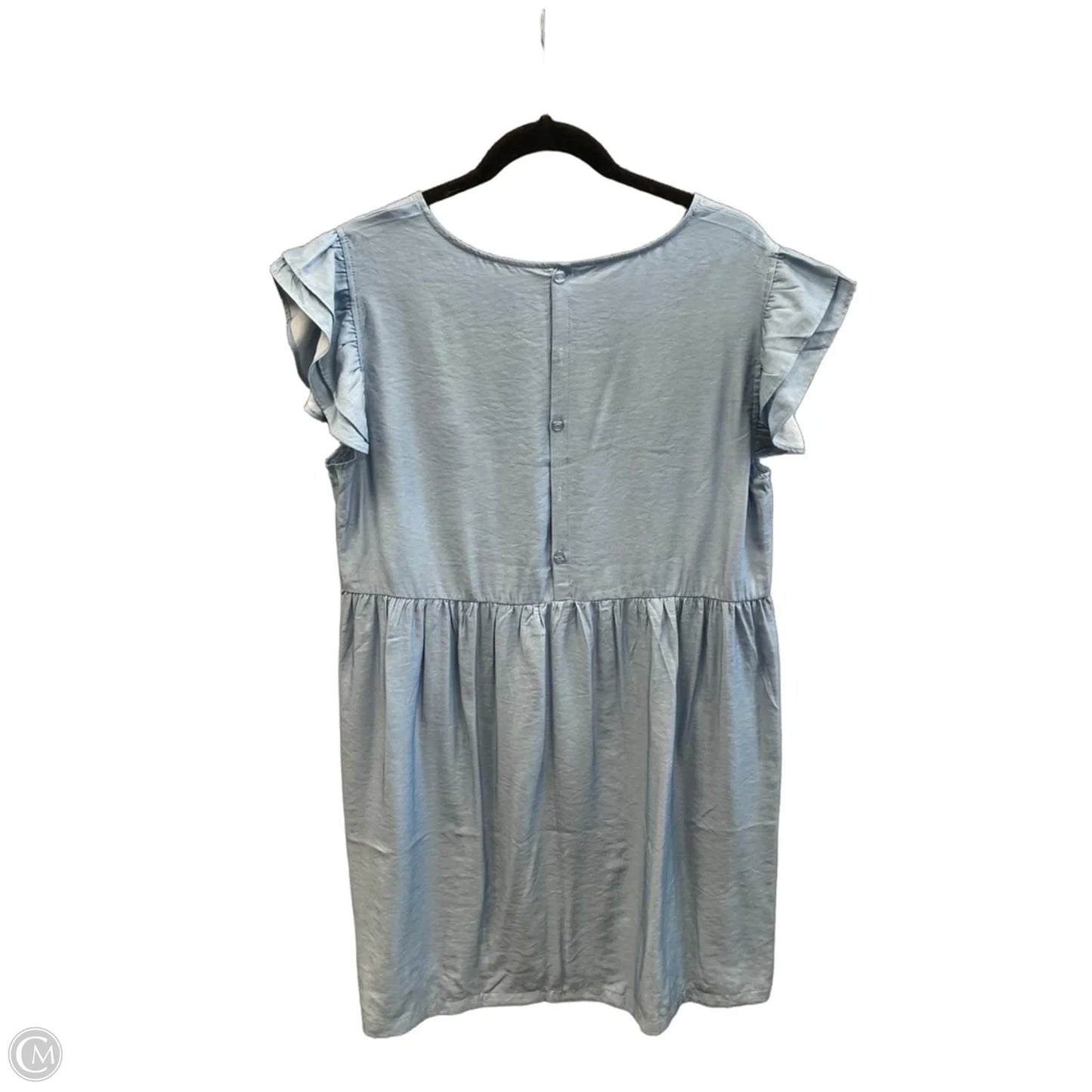 Dress Casual Midi By Clothes Mentor In Blue, Size: Xl