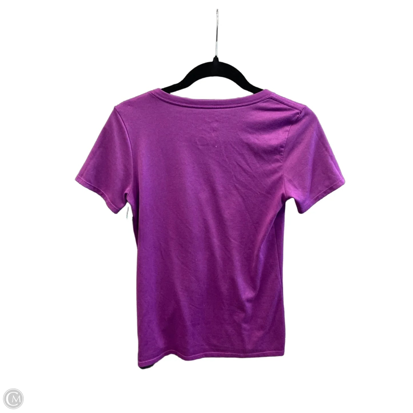 Athletic Top Short Sleeve By Nike Apparel In Purple, Size: S