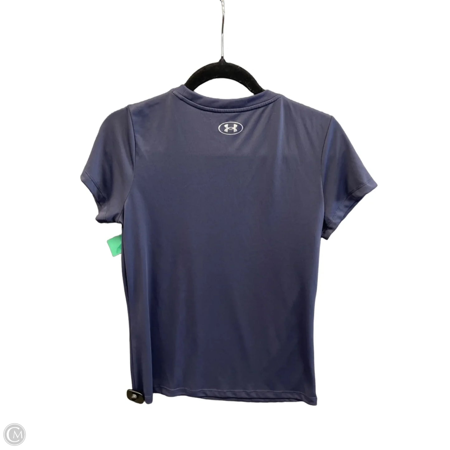 Athletic Top Short Sleeve By Under Armour In Purple, Size: S