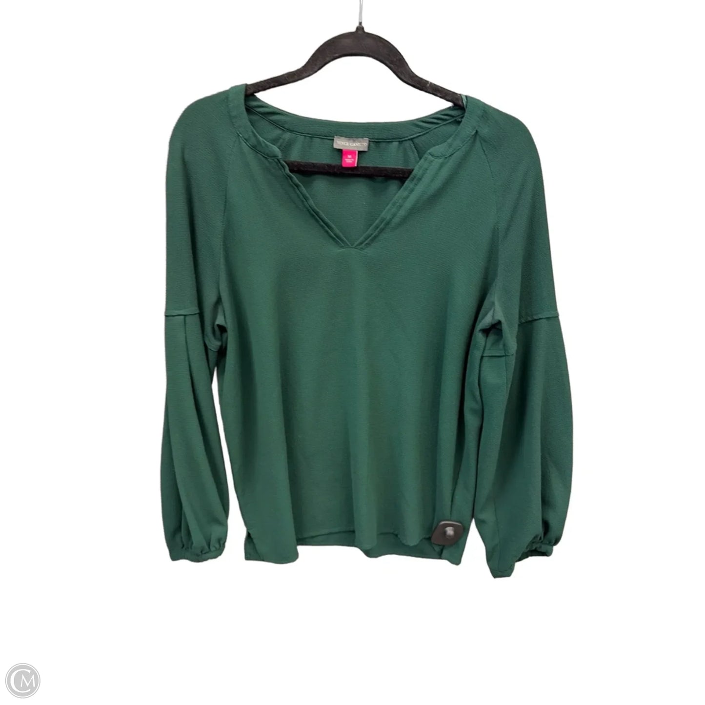 Top Long Sleeve By Vince Camuto In Green, Size: M