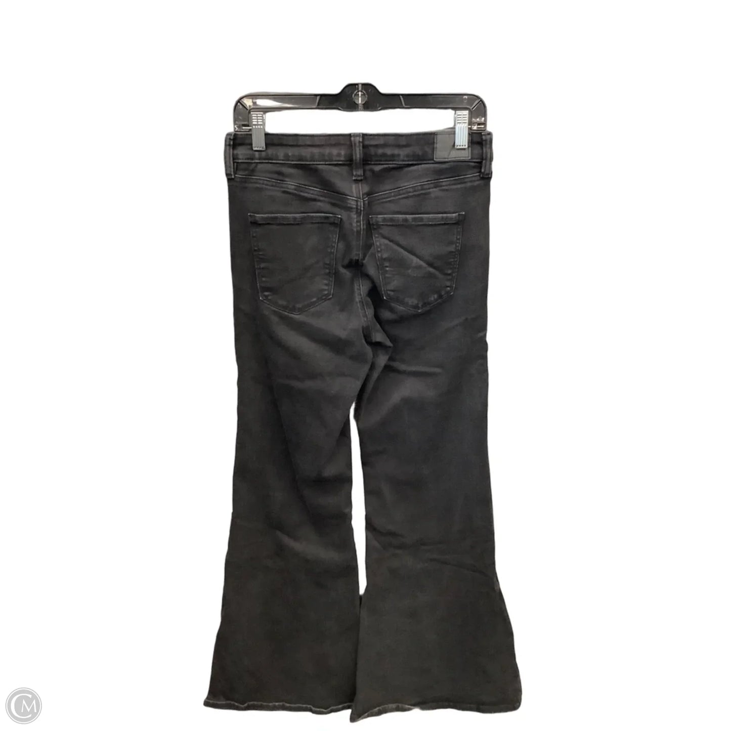 Jeans Flared By American Eagle In Black Denim, Size: 8