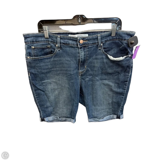 Shorts By Levis Signature In Blue Denim, Size: 18
