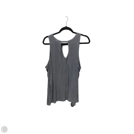 Top Sleeveless By Torrid In Grey, Size: 1x