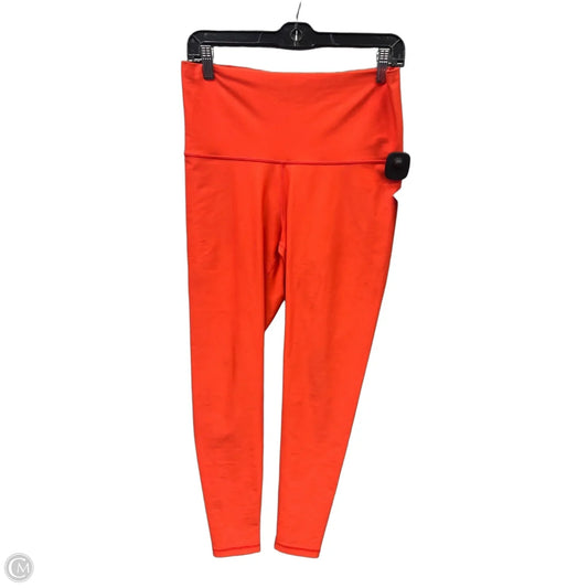 Athletic Leggings By Old Navy In Orange, Size: L