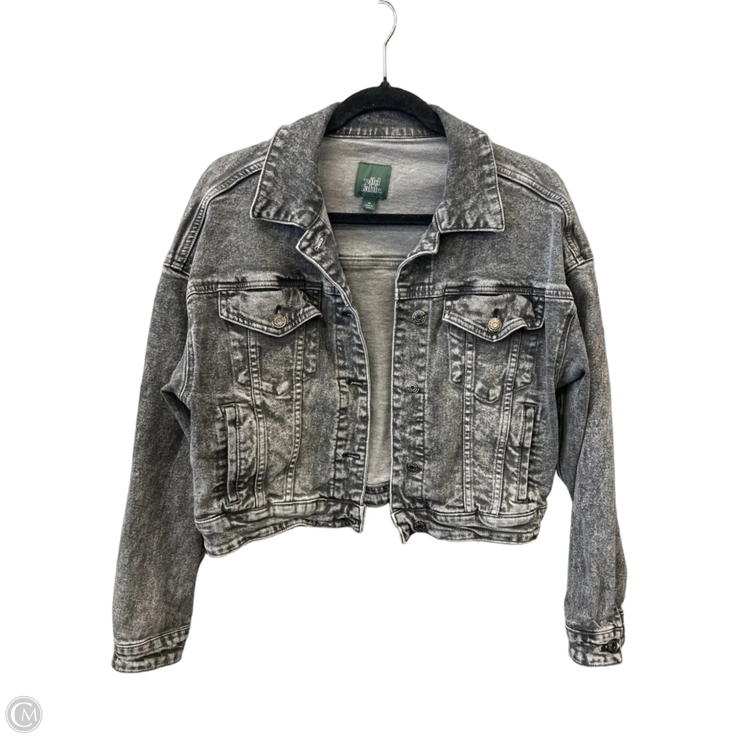 Jacket Denim By Wild Fable In Grey Denim, Size: Xs
