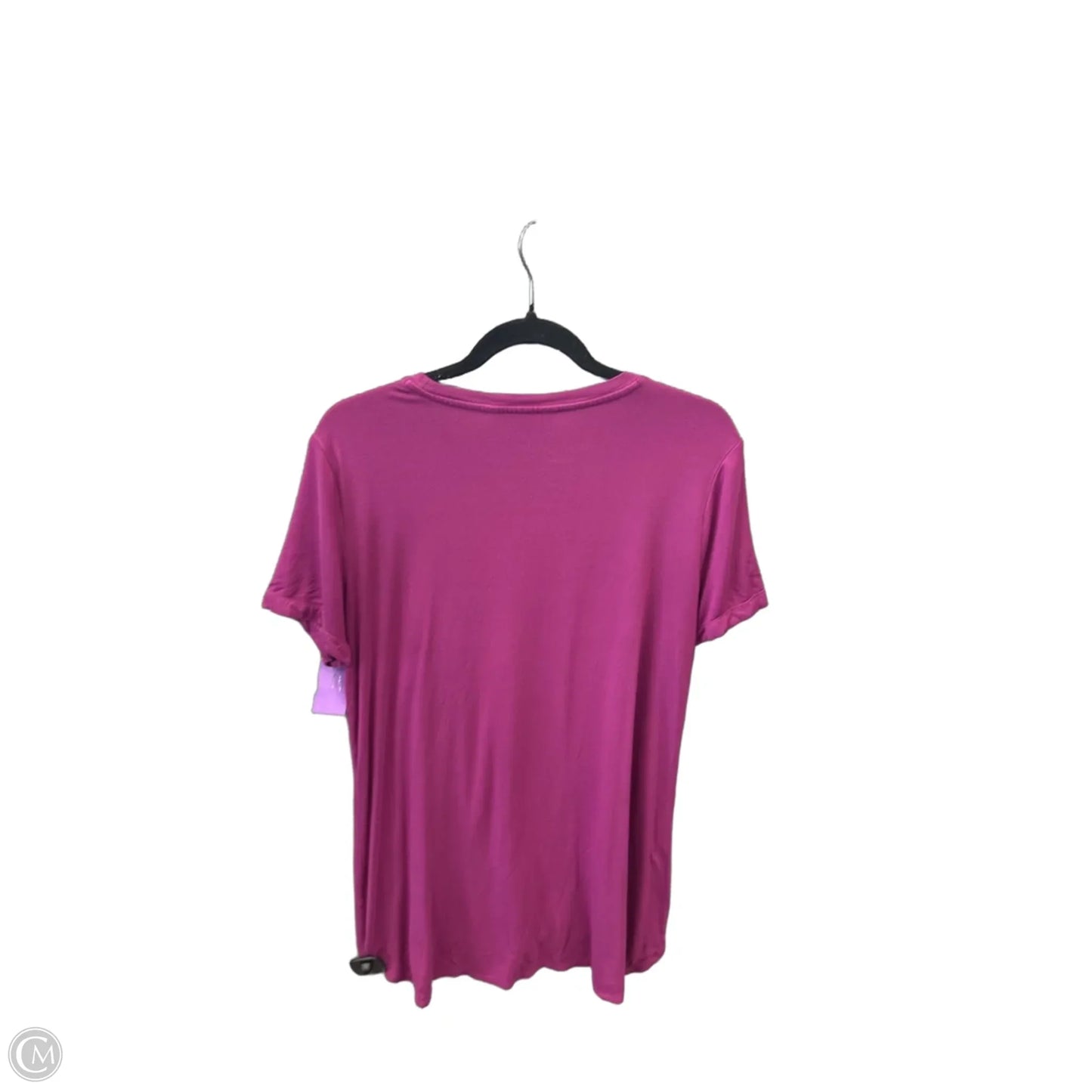 Top Short Sleeve By Ellen Tracy In Purple, Size: M