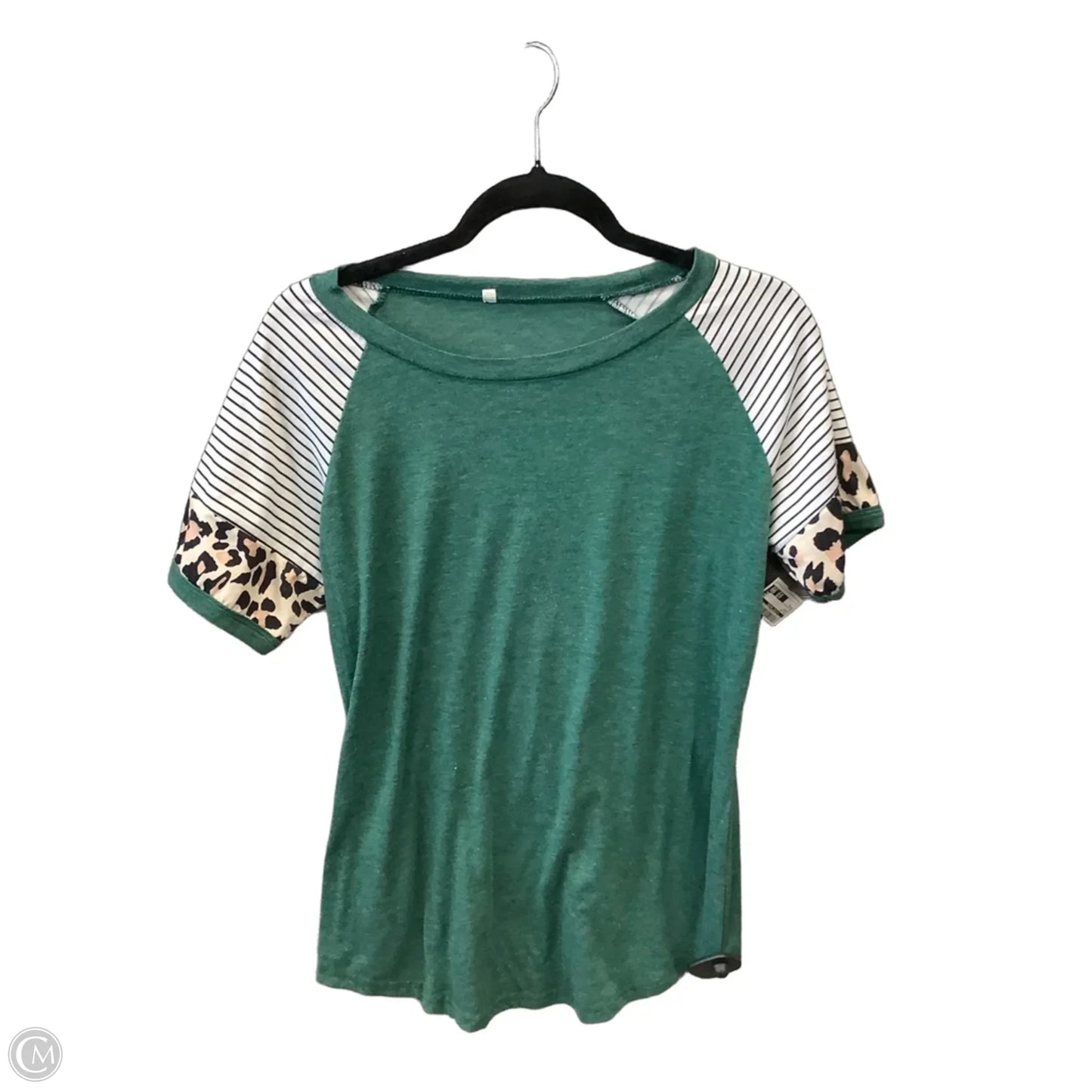 Top Short Sleeve By Clothes Mentor In Green, Size: M