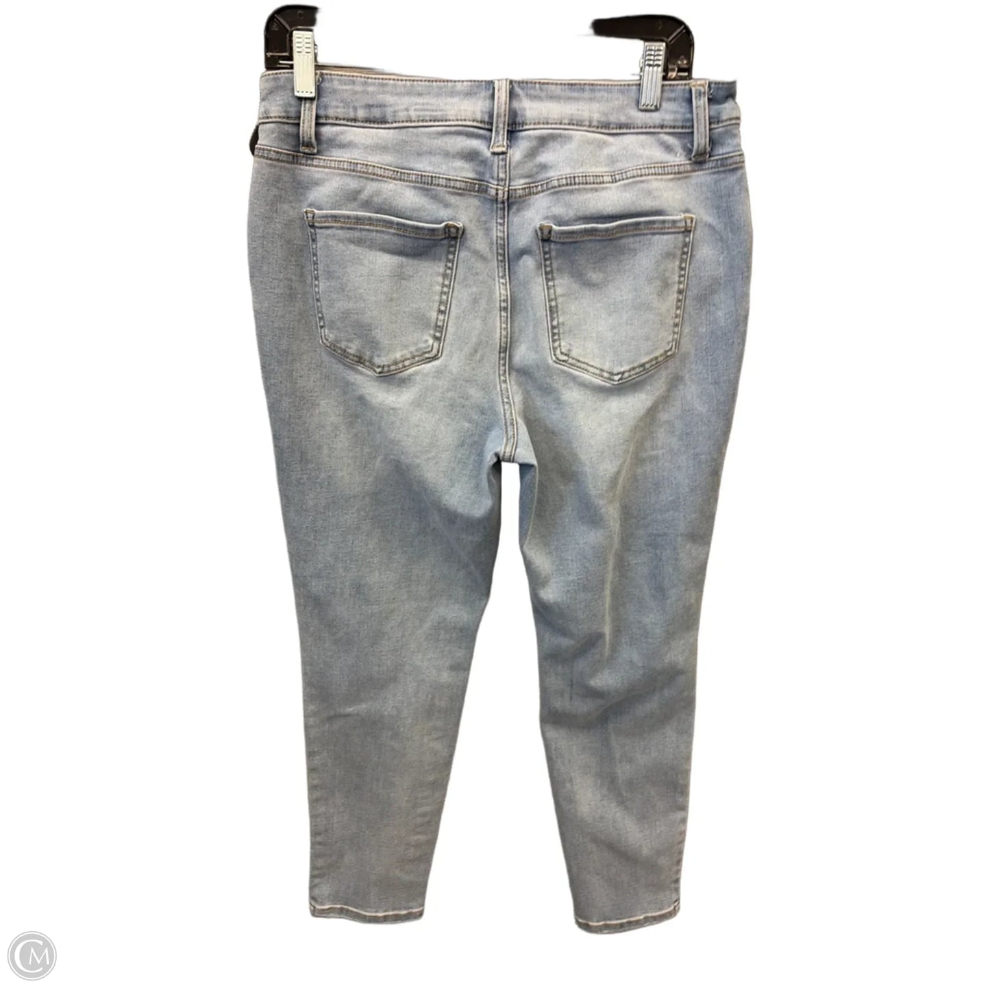 Jeans Skinny By Time And Tru In Blue Denim, Size: 12