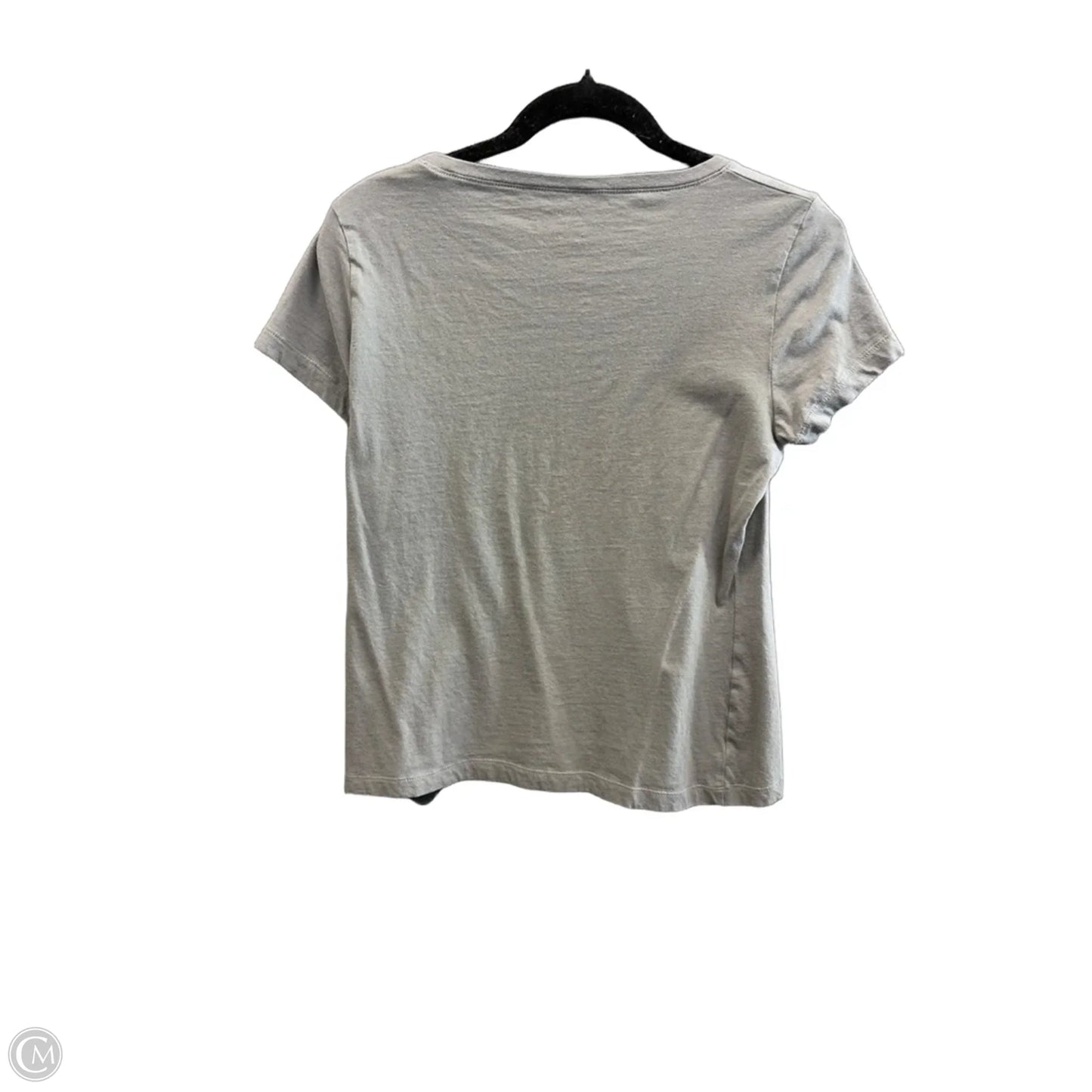 Top Short Sleeve Basic By Clothes Mentor In Grey, Size: S