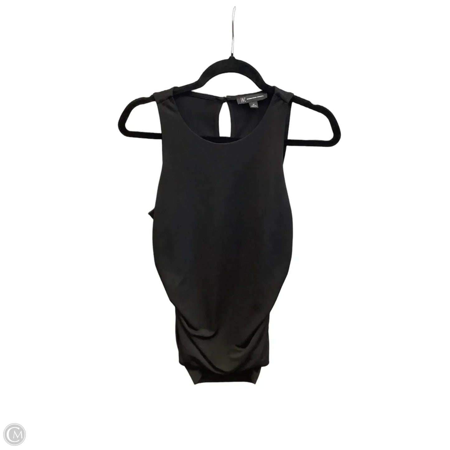 Top Sleeveless By Inc In Black, Size: M