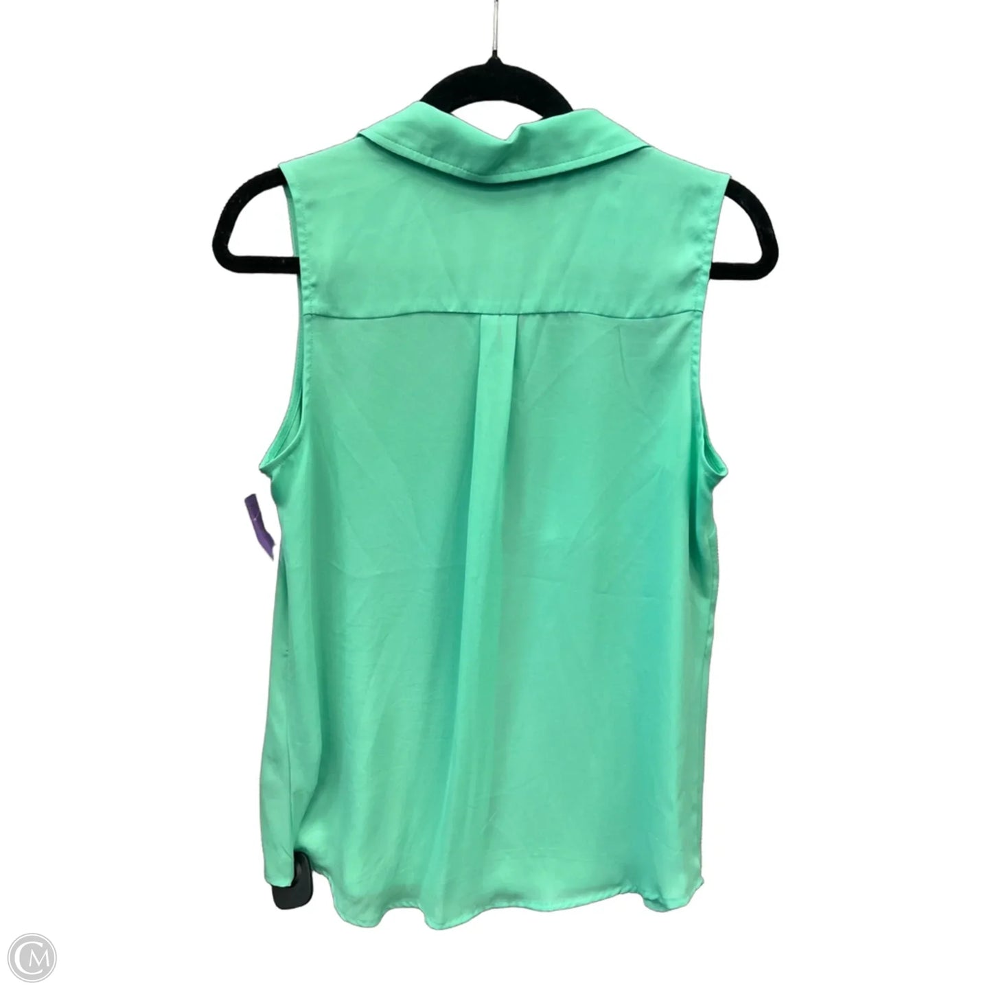 Top Sleeveless By Apt 9 In Green, Size: S
