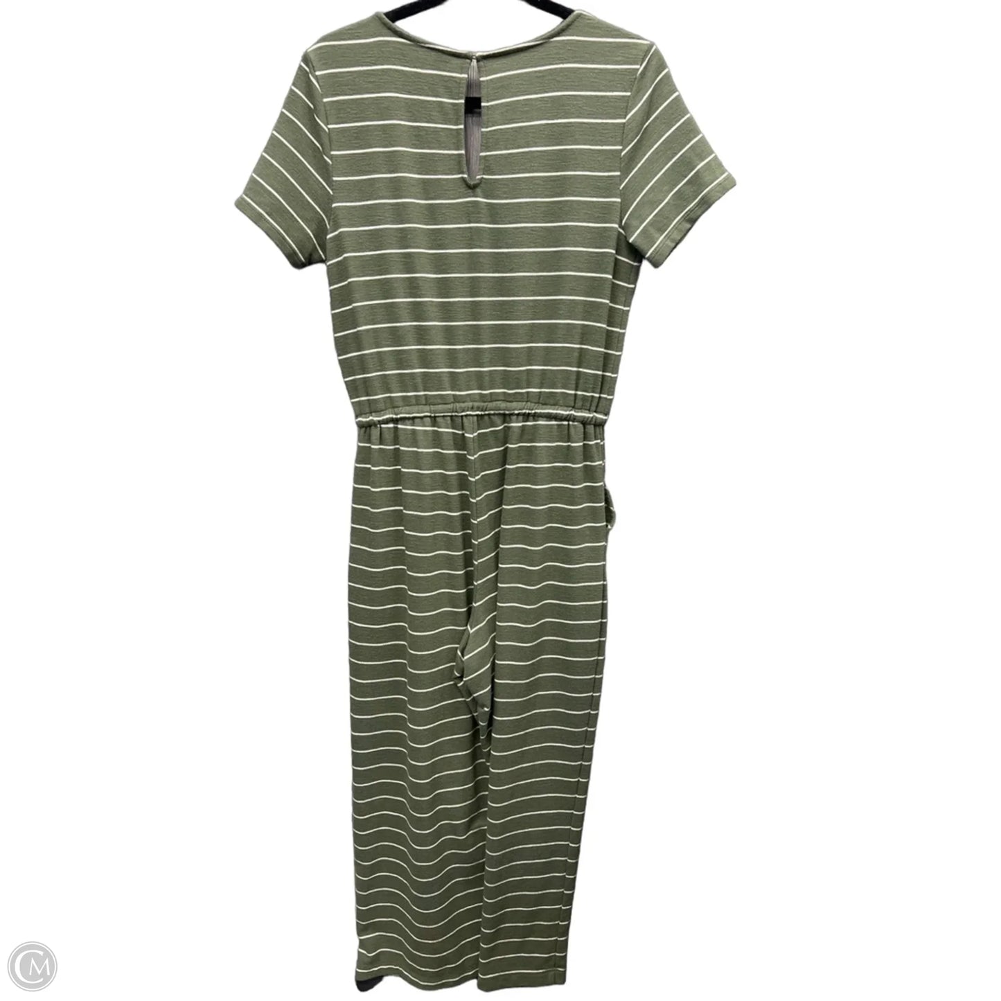 Jumpsuit By Old Navy In Green & White, Size: M