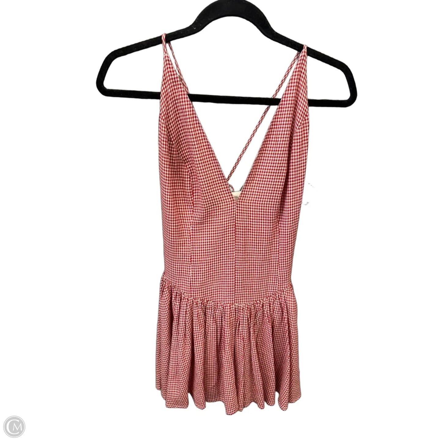 Dress Casual Short By Clothes Mentor In Red & White, Size: S