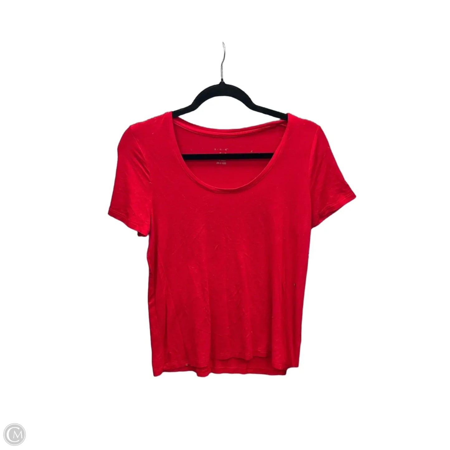Top Short Sleeve By A New Day In Red, Size: Xs