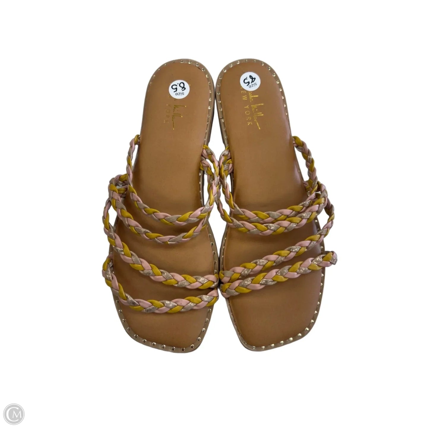 Sandals Flats By Nicole By Nicole Miller In Tan, Size: 8.5