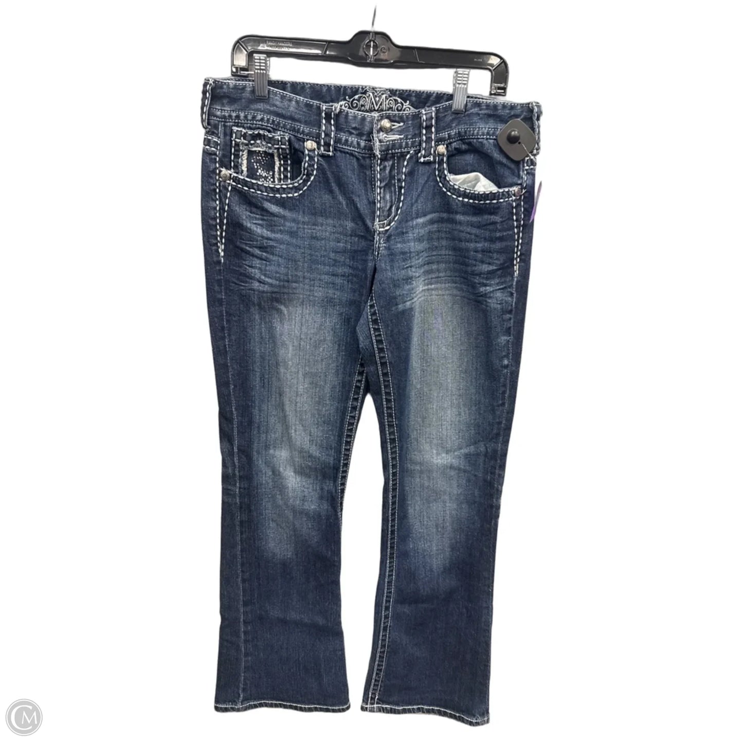 Jeans Boot Cut By Maurices In Blue Denim, Size: 12