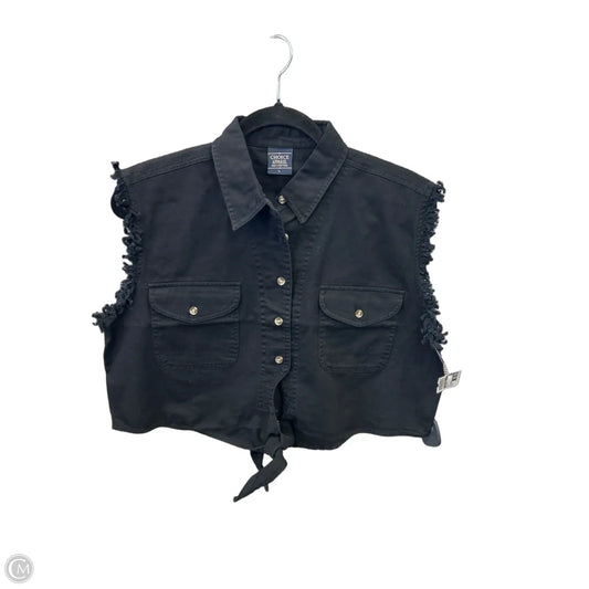 Vest Other By Clothes Mentor In Black, Size: 12