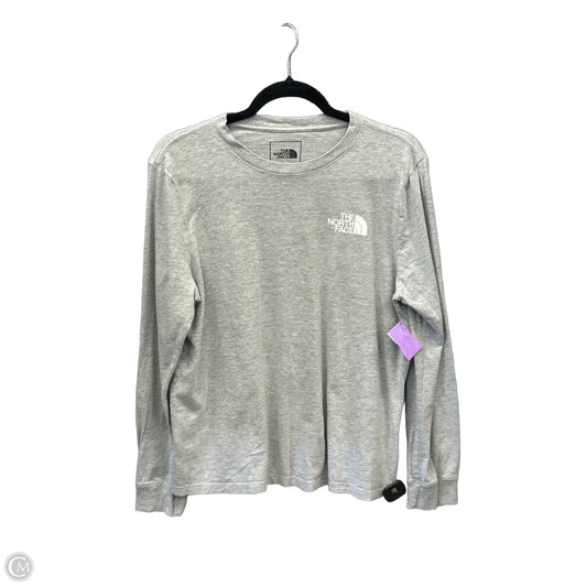 Top Long Sleeve By The North Face In Grey, Size: L
