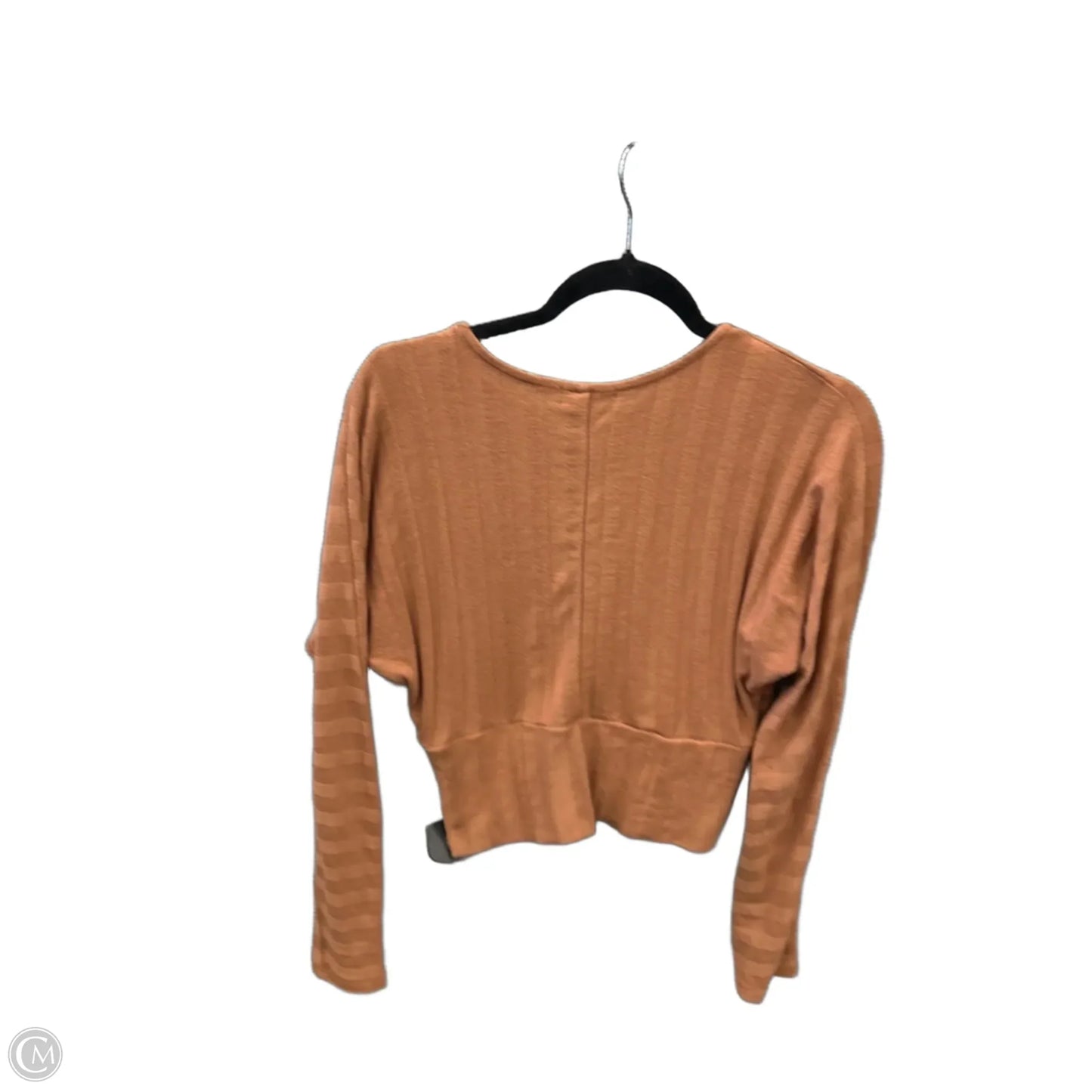 Top Long Sleeve By Clothes Mentor In Brown, Size: S