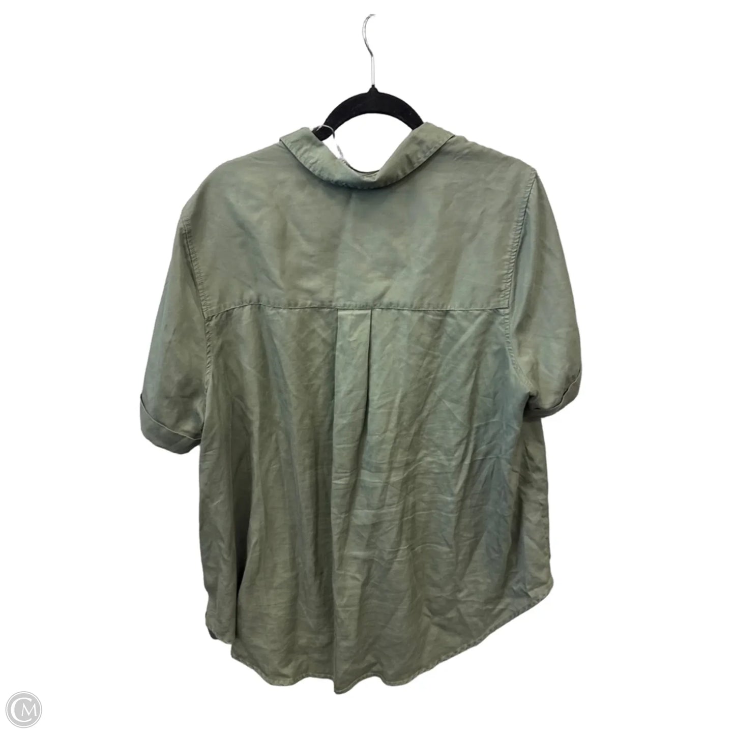 Top Short Sleeve By Terra & Sky In Green, Size: 1x
